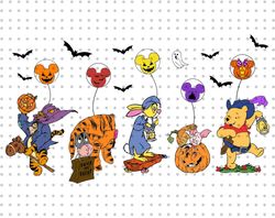 Halloween Bear And Friends Png, Halloween Pumpkin Png, Trick Or Treat Png, Halloween Masquerade Png, Spooky Vibes Png, H