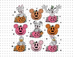 Halloween Mouse Head Pumpkin Doodle Svg, Halloween Mouse And Friends Svg, Spooky Vibes Svg, Halloween Pumpkin Svg, Trick