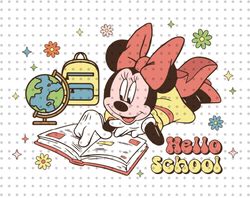Hello School SVG, First Day Of School Svg, Back To School Svg, First Day Svg, Mouse and Friends Svg, School Svg, Back To