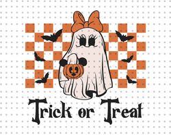 Trick Or Treat Svg, Retro Halloween Svg, Halloween Svg, Duck Halloween Svg, Spooky Vibes Svg, Boo Svg, Fall Svg, Hallowe