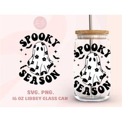 My Dog Is My Boo 16oz Libbey Glass Can Wrap SVG, PNG, Halloween Dog Libbey Wrap, Spooky Dog Can Glass Png, Dog Mom Libbe