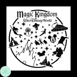 Magic Kingdom Walt Dis World Svg, Disney Svg, Disney Castle Svg, Mickey Mouse Svg