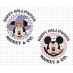 Halloween Mouse And Friends SVG Bundle, Happy Halloween Svg, Spooky Vibes Svg, Halloween Costume Svg, Trick Or Treat Png