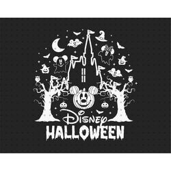 Happy Halloween Svg, Spooky Vibes Svg, Halloween Pumpkin Svg, Spooky Castle Svg, Trick Or Treat Png, Spooky Svg, Boo Svg
