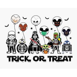 Trick Or Treat PNG, Halloween Png, Spooky Png, Skeleton Png, Halloween Masquerade, Halloween Shirt, Halloween Sublimatio