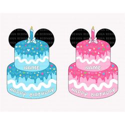 Bundle Birthday Cake Svg, Mouse Birthday Cake Svg, Birthday Trip Svg, Birthday Svg, Birthday Trip Shirt, Birthday Custom