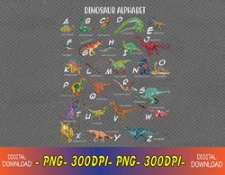 Dinosaurs Alphabet Identification Back To School Svg, Eps, Png, Dxf, Digital Download
