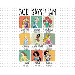 God Says I Am Png, Friendship Png, Princess Png, Friends Trip Png, Vacay Mode Png, Family Vacation Png, Family Trip Shir