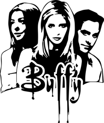 Buffy The Vampire Slayer Files, Buffy The Vampire Slayer Svg, Vampire Slayer, Buffy Silhouette, Buffy svg, 90s TV Show,