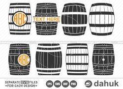 Barrel SVG, Barrel Icon, Barrel Clipart, Barrel Symbol, Wooden Barrel, Barrel SVG Cut File For Cricut, Cut file, for sil