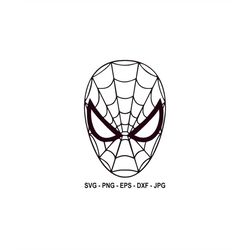 Spiderman svg,Cut File circut,silhouette cameo,Instant Download,SVG, PNG, EPS, dxf, jpg digital download
