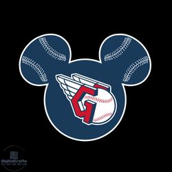 Cleveland Guardians Baseball Mickey Mouse Disney Svg, Sport Svg, Disney Svg