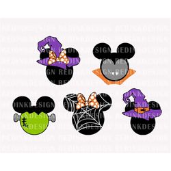 Bundle Halloween SVG, Mouse Halloween Svg, Retro Halloween Svg, Trick Or Treat Svg, Halloween Masquerade, Spooky Vibes S
