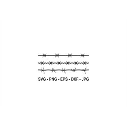 barb wire svg,barb wire fence svg,instant download,svg, png, eps, dxf, jpg digital download