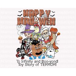 Happy Halloween PNG, Halloween Toyy Storyy Png, Retro Halloween Png, Spooky Season Png, Trick Or Treat Png, Halloween Co