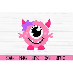 cute monster girl svg, halloween svg, baby kids svg, Dxf, Png, Eps, Cut file, Cricut, Silhouette, Print, Instant downloa