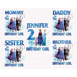Bundle Birthday Girl Png, Princess Png, It's My Birthday Png, Family Matching Shirt Png, Birthday Sublimation Design, Cu