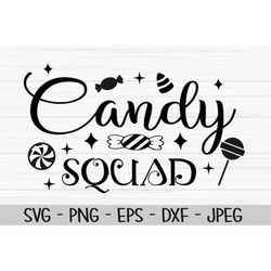 candy squad svg, halloween svg, baby kids svg, Dxf, Png, Eps, jpeg, Cut file, Cricut, Silhouette, Print, Instant downloa