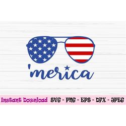 america sunglasses svg, 4th of july svg, Dxf, patriotic sunglasses svg, Png, Eps,jpeg, Cut file, Cricut, Silhouette, Pri