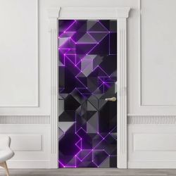 3D VINYL STICKER Door Decor Sticker & Decal Door Sticker Wallpaper Door Furniture Sticker Adhesive