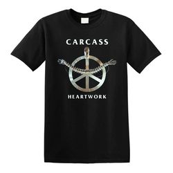 carcass heartwork t-shirt, carcass death metal band tee
