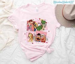 Toy Story Valentine Shirt, Toy Story Couple Shirt, Disneyland Valentine Shirt, Woody and Bo Peep shirt, Mr and Mrs Potat