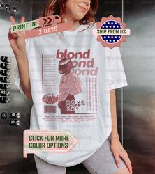 Frank Ocean Blond Album Shirt , Frank Blond Vintage 90s Style Graphic Shirt , Blond Shirt , Frank Ocean Merch, Cute Fan
