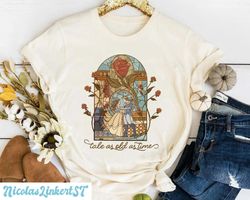 Vintage Tale as Old as Time Shirt, Beauty and the Beast shirt, Belle Princess Shirt, Enchanted Rose Apothecary, Belle Ro
