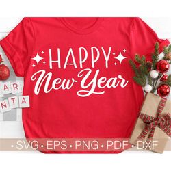 Happy New Year Svg, Christmas svg, Christmas Shirt Svg Files for Cricut, New Year Shirt Svg, Merry Christmas Svg, Commer