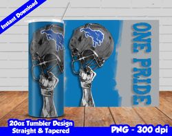 Lions Tumbler Design PNG, 20oz Skinny Tumbler Sublimation Template, Lions Tumbler Straight and Tapered Design,
