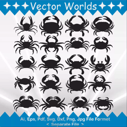 Crab svg, Crabs svg, Fish, Sea, SVG, ai, pdf, eps, svg, dxf, png, Vector