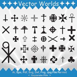 Cross Symbol svg, Cross Symbols svg, Cross, Symbol, SVG, ai, pdf, eps, svg, dxf, png, Vector