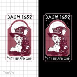 They Missed One Png, Salem 1692 Png, Halloween Png, Witch 1692, Halloween Witch Png
