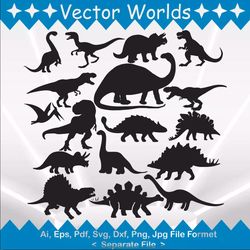 Dinosaur svg, Dino svg, Dino, Animal, SVG, ai, pdf, eps, svg, dxf, png, Vector