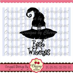 Best Witches SVG dxf, Halloween Silhouette and Cricut Cut Design DIGIHL26 - Personal and Commercial Use