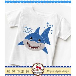 SVG,Dxf cut design,Shark svg Daddy shark SVG, Father's Day SVG Silhouette & Cricut Cut design, Shark Clip art, T-shirt i