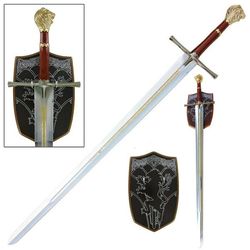 Chronicle of Narnia Lion Prince Peter Witch Wardrobe Magic Kingdom Replica Sword 42 inches Christmas Gift New Year S20