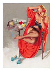 Vintage Pin Up Girl - Cross Stitch Pattern Counted Vintage PDF - 111-458