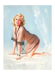 Vintage Pin Up Girl - Cross Stitch Pattern Counted Vintage PDF - 111-473