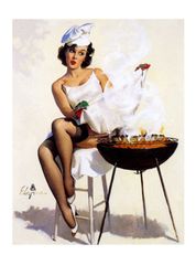 Vintage Pin Up Girl - Cross Stitch Pattern Counted Vintage PDF - 111-475