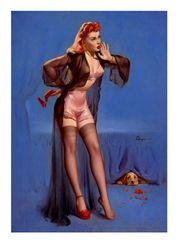 Vintage Pin Up Girl - Cross Stitch Pattern Counted Vintage PDF - 111-485