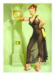 Vintage Pin Up Girl - Cross Stitch Pattern Counted Vintage PDF - 111-488
