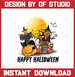 Happy Halloween PNG, instant download, sublimation graphics, clipart