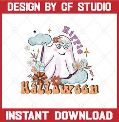 Halloween Png, Hippie Halloween Png, Halloween Sublimation Design, Retro Halloween Png, Fall Png, Spooky Png, Ghost Png
