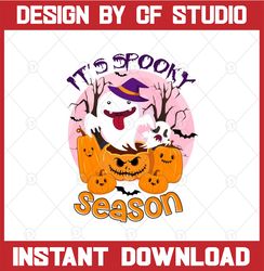 It's Spooky Season Png, Ghost png, Pumpkin Png, Halloween Png, Digital Download, Sublimation Design, Western png