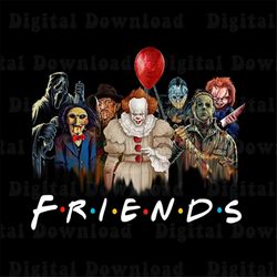 Horror Characters Png, Horror Friends Png, Halloween Movie Character Png, Happy Halloween Png, Digital Download