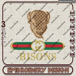 NCAA Gucci Lipscomb Bisons Embroidery Design, NCAA Embroidery Files, Gu.cci Embroidery, Digital Download