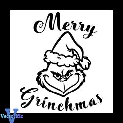 Merry Grinchmas Christmas Svg, Christmas Svg, The Grinch Svg