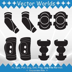 Elbow Pads svg, Elbow Pad svg, Elbow, Pads, SVG, ai, pdf, eps, svg, dxf, png, Vector