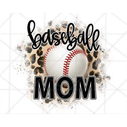 leopard basebal mom png, baseball mama png, cheetah baseball png, retro baseball sublimation design, baseball patches, b